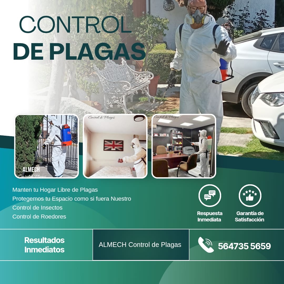 Promocional verde con control de plagas